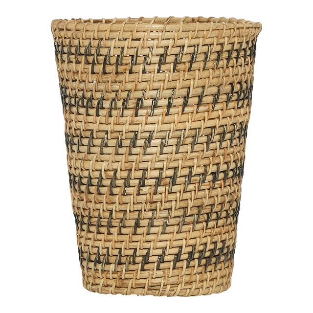 Striped Bamboo Planter For Sale