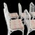 Henry Link Vintage Henry Link for Lexington Rattan & Wicker Cathedral Dining Chairs - Set of 6 For Sale - Image 4 of 9