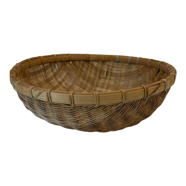 Vintage Winnowing Basket For Sale