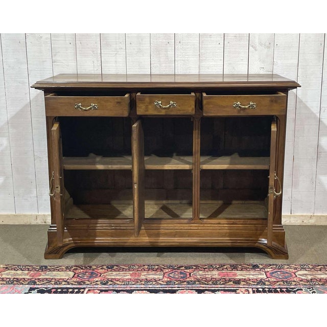 Wood Art Nouveau Sideboard in Walnut For Sale - Image 7 of 18