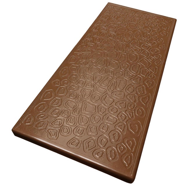 Metal Vintage German Coffee Table with Textured Surface, 1970s For Sale - Image 7 of 8