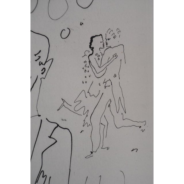 Modern Jean Cocteau, The Count of Orgel's Ball, The Croupier, Original Engraving For Sale - Image 3 of 6