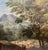 Attributed to Burisi, Italian Landscape, 1800s, Oil on Canvas For Sale - Image 3 of 5