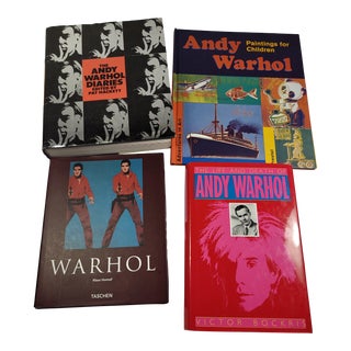 Vintage Andy Warhol Book Collection--Set of 4 For Sale