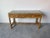 Vintage Palm Beach Regency Coastal Rattan Console Table With Glass Top/ Sold For Sale - Image 4 of 12