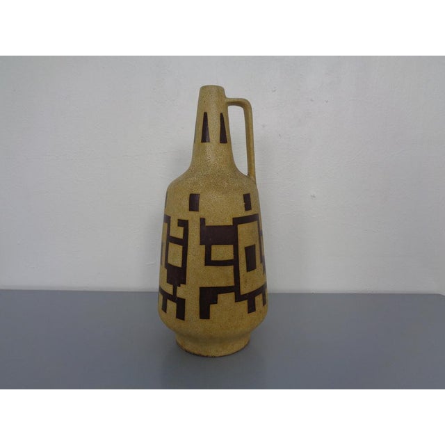 Mid-Century German Studio Ceramic Vase, 1950s For Sale - Image 16 of 16
