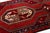 Textile Mid-20th Century Caucasian Kazak Runner With Bird Motifs and Geometric Medallions in Crimson and Navy For Sale - Image 7 of 9