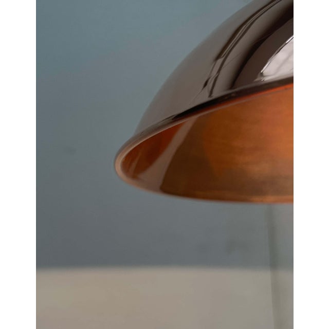 Mid-Century Modern Danish Copper Cone Pendant Lamp, 1950s For Sale - Image 9 of 18