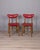 Vintage Italian Chairs in Wood and Leather, 1960s, Set of 2 For Sale - Image 14 of 14