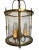 Mid-Century Modern Mid 20th Century Brass Chandelier With Etched Glass For Sale - Image 3 of 5