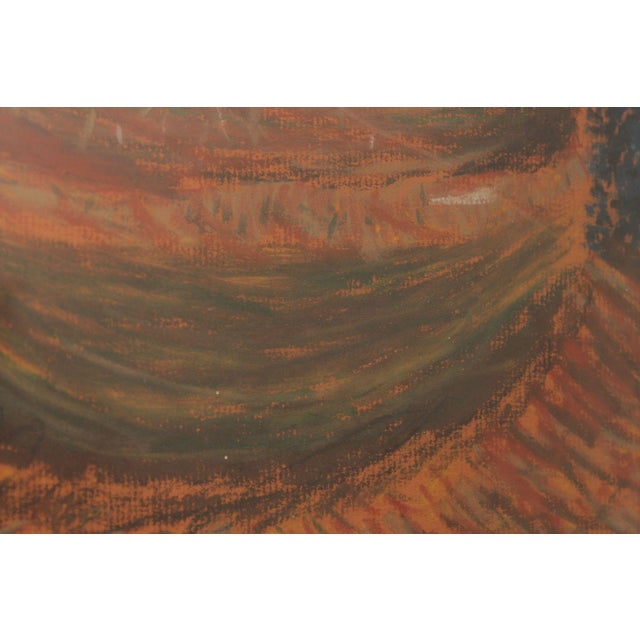 Artist Signed Pastel Painting Inspired by Vincent Van Gogh For Sale - Image 16 of 18
