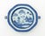 19th Century Chinese Export Blue & White Warming Dishes, 3 For Sale - Image 5 of 9