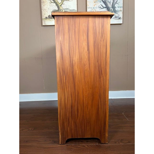 Antique English Country Pine Chest of Drawers 5 Drawer Dresser C1920 For Sale - Image 13 of 18