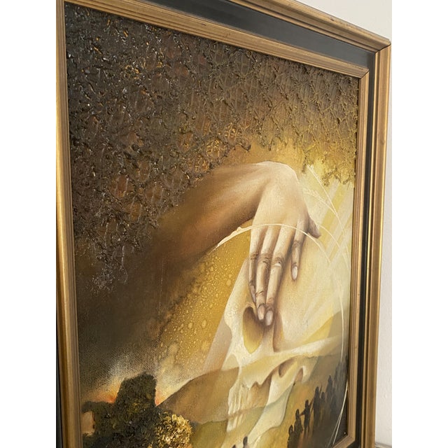 Raymond Poulet, The Lights of Man, 1990s, Oil on Canvas, Framed For Sale - Image 3 of 9