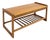 Mid-Century Modern Teak Coffee Table with Magazine Rack, 1960s For Sale