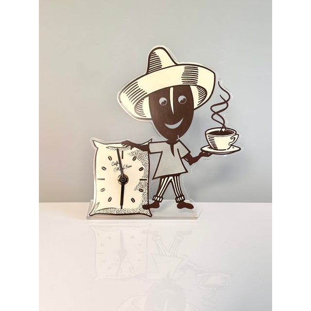 Cafés Mama Same Pop Art Advertising Table Clock / Table Display, Spain, 1990s For Sale - Image 17 of 17
