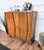 Mid-Century Italian Art Deco Style Walnut and Mirror Mosaic Bar Cabinet, 1950s For Sale - Image 6 of 11