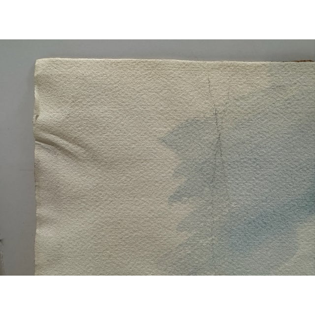 Henry Emil Salloch Original Watercolor on Paper La Pointe/Riviere -Du- Loup. Canada, 1957. For Sale - Image 4 of 7