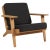 Gray Vintage Danish Lounge Chair in Soap Treated Oak by Hans J. Wegner for Getama, 1970s For Sale - Image 8 of 8