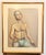 1970s Flora B. Giffuni, “Hippie” — Original Framed Pastel Portrait For Sale - Image 9 of 14