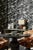 Harlequin Harlequin Grounded Wallpaper in BlackEarth/Parchment For Sale - Image 4 of 4