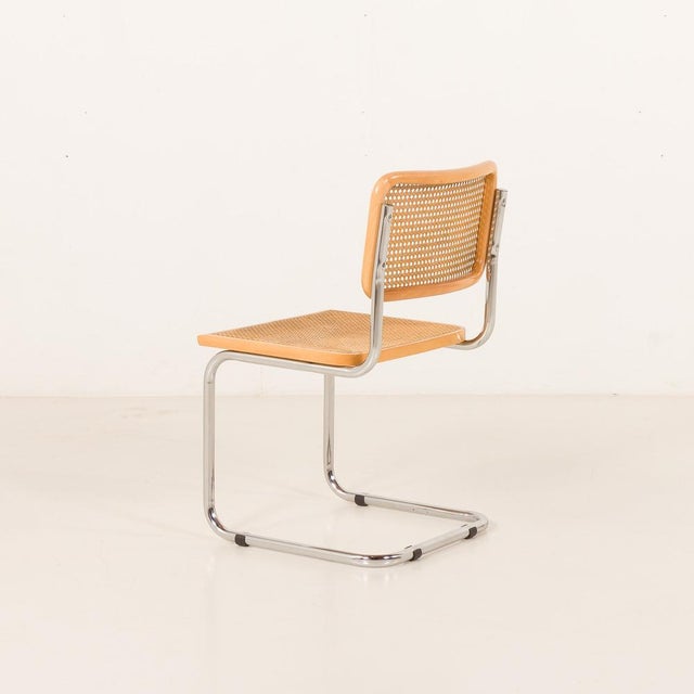 Vintage Italian Cesca Chair from Marcel Breuer, 1980s For Sale - Image 3 of 16