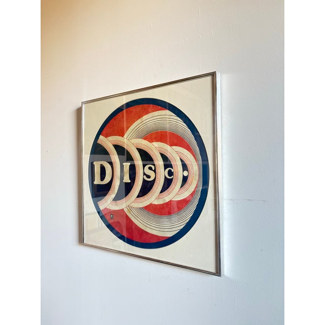 Vintage Noble & Cooley "Disc" Op-Art Bass Drum Graphic For Sale In Chicago - Image 6 of 12