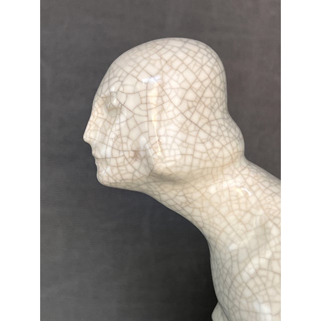 1920s Art Deco Porcelain Female from Heubach Porzellan, Germany, 1925 For Sale - Image 5 of 11