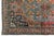 Antique Bidjar Area Rug With Medallion in Soft Rose and Cerulean Blue 4x5 For Sale - Image 9 of 9