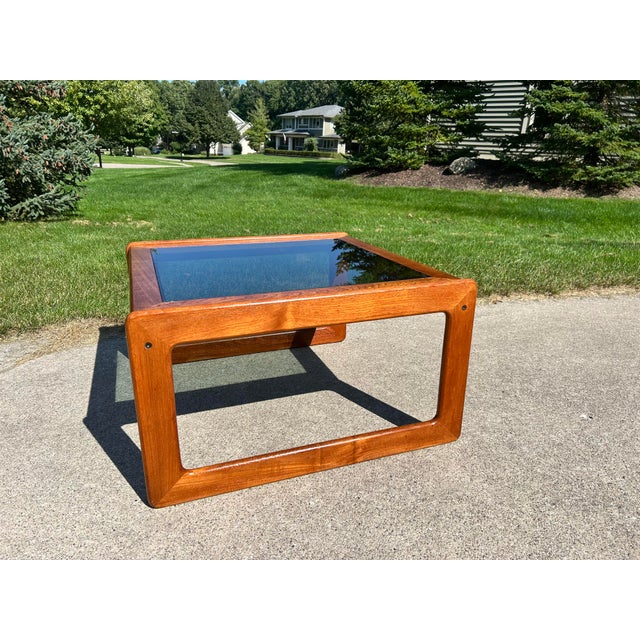 Vintage Danish Modern Teak Coffee Table by Komfort Mobel, Denmark For Sale - Image 10 of 10