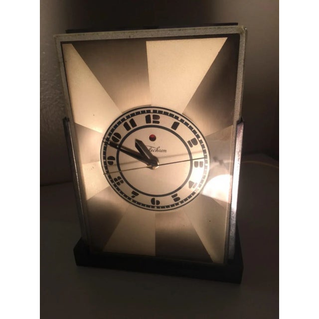 1930s 1930s Paul Frankl Art Deco Clock For Sale - Image 5 of 9