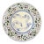 Vintage Italian Faenza Hand-Painted Majolica Floral Wall Plate For Sale