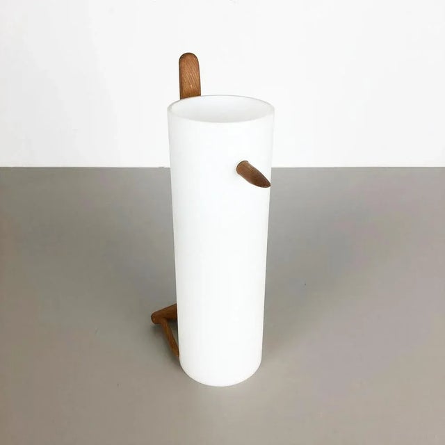 Teak and Glass Wall Sconce by Uno & Östen Kristiansson for Luxus, Sweden For Sale - Image 14 of 18
