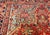 Antique Heriz Serapi Rug, Hand-Knotted Wool, Geometric Pattern, Brick-Red & Blue, 5x7 For Sale - Image 17 of 18