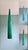 Mid-Century Modern Green and Blue Murano Glass Suspensions by Alessandro Pianon for Vistosi, 1960s, Set of 3 For Sale - Image 3 of 18