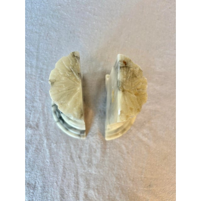 Mid 20th Century Italian Alabaster Column Bookends - A Pair For Sale - Image 4 of 12