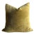 Zak + Fox Plush Moso Plush Wool Pillows in 24" X24" Gold For Sale