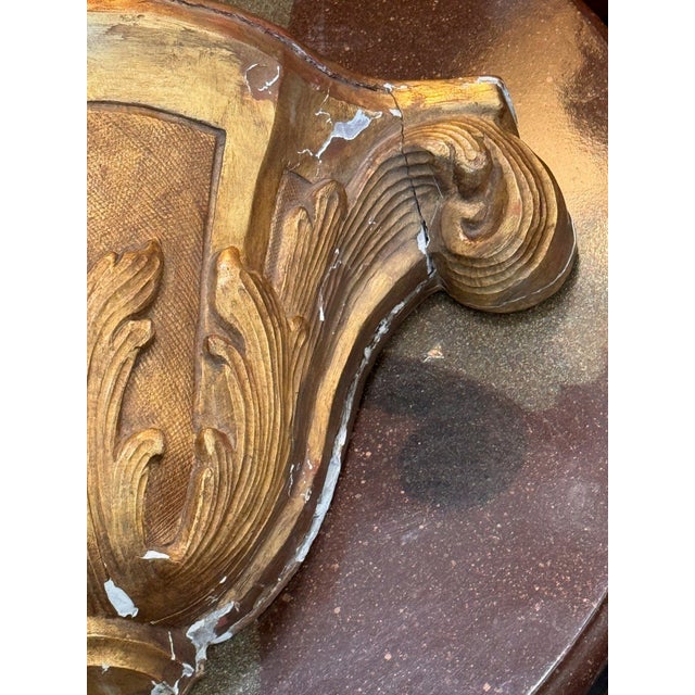 Carved Giltwood Wall Bracket For Sale - Image 4 of 6