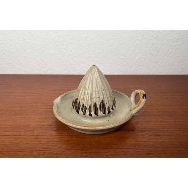 Mid-Century Modern German Studio Pottery Lemon Squeezer For Sale - Image 13 of 13