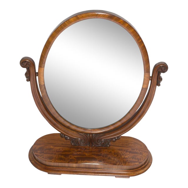 Antique Oval Table Mirror Chairish