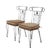 Hollywood Regency Mid 20th Century Pair of Iron Sun Chairs For Sale - Image 3 of 6