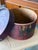 Red Antique Original Wooden Chinese Handpainted Hat Box / Basket For Sale In Charleston - Image 6 of 7