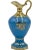 Details: -Urn is beautiful blue with gold detail and features a charming floral motif -Approx. Dimensions: 6.25"H x 2.5"W...
