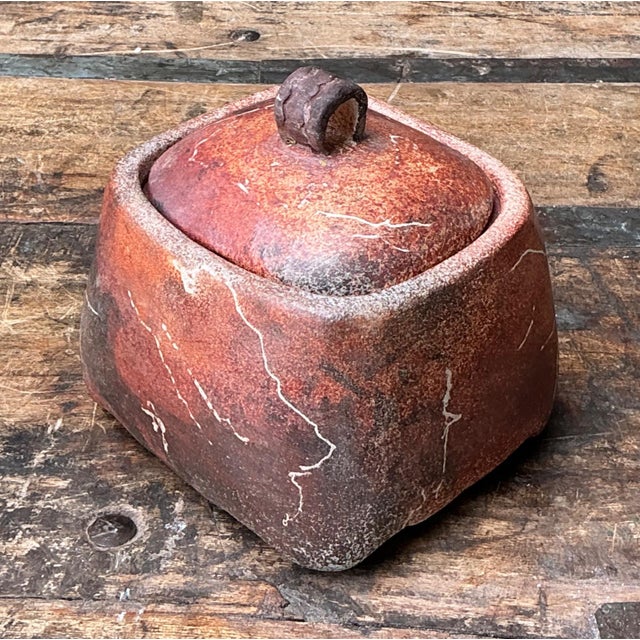 Vintage Studio Pottery Lidded Ceramic Jar For Sale - Image 17 of 18