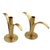 This set of two Classic, Mid-Century "Lily" candle holders including the rare inserts designed by Ivar Alenius Bjork for...