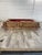 Vintage Industrial Coffee Table made of Wooden Molds by Locomotive Factory in Martin, 1950. The molds are negative forms,...