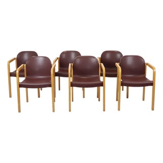 Vintage Design Chairs by J.B. Meijer for Kembo, 1980s, Set of 6 For Sale