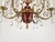 Shabby Chic Antique 6 Light Shimmering Oxblood Empire Brass Cut Lead Crystal Chandelier ~ Rewired ~ Restored ~ Rejuvenated ~ Ready to Hang ~ For Sale - Image 3 of 12