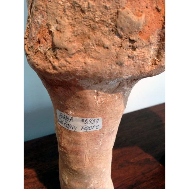15th Century & Earlier Large Chinese Terracotta Tomb Figure East Han Dynasty For Sale - Image 5 of 8