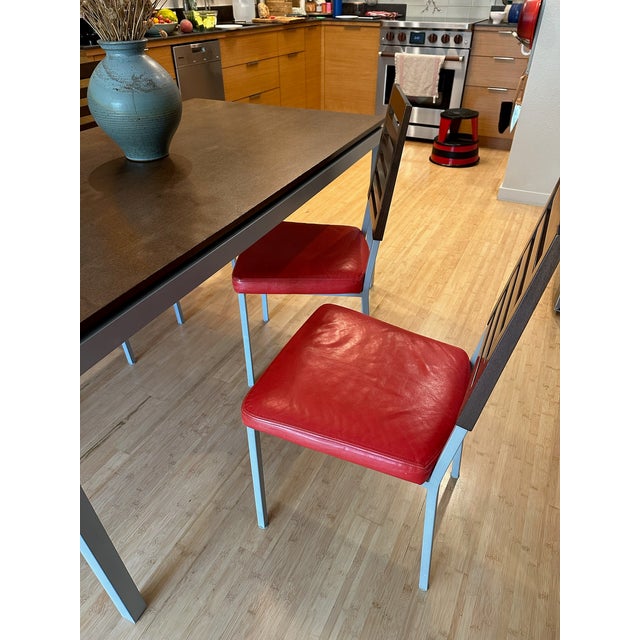 1990s 1990s Calligaris Avantgarde Dining Set For Sale - Image 5 of 10